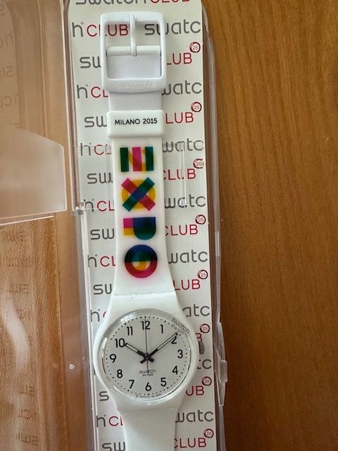 Swatch Orologi: Swatch Milano 2015 Expo Bianco – Nuovo e nell'imballaggio originale da Pringy venduto da Toyotafj 1