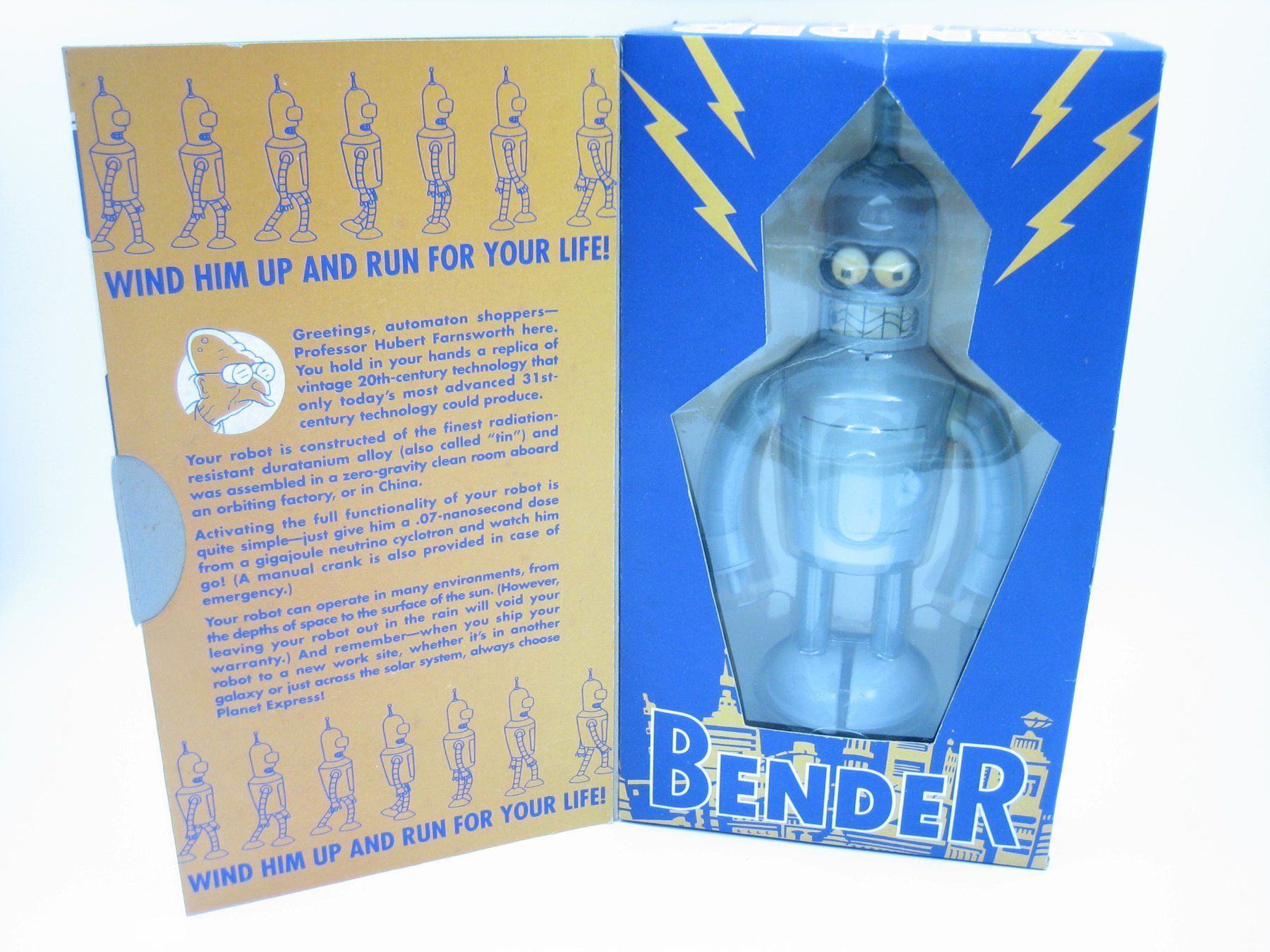 Giocattoli: Futurama Bender Roboter  RAR 2000 – Nuovo e nell'imballaggio originale da Zürich venduto da Tomi118 3