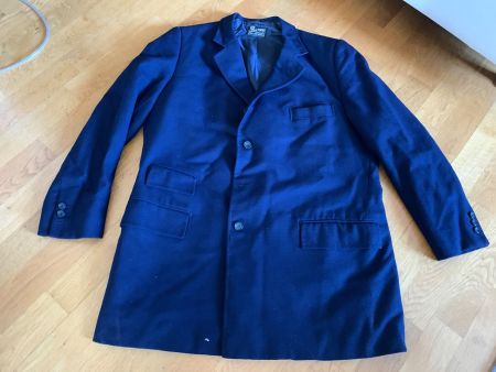 Herren Blazer dunkelblaue Wolle Massanfertigung London