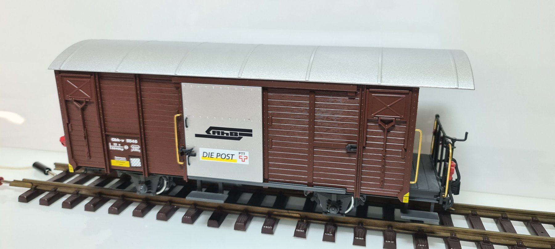 LGB Modellini di ferrovie: LGB RhB Die Post Gbk-v 5546 – Usato da Neuenhof venduto da ludovicco 3