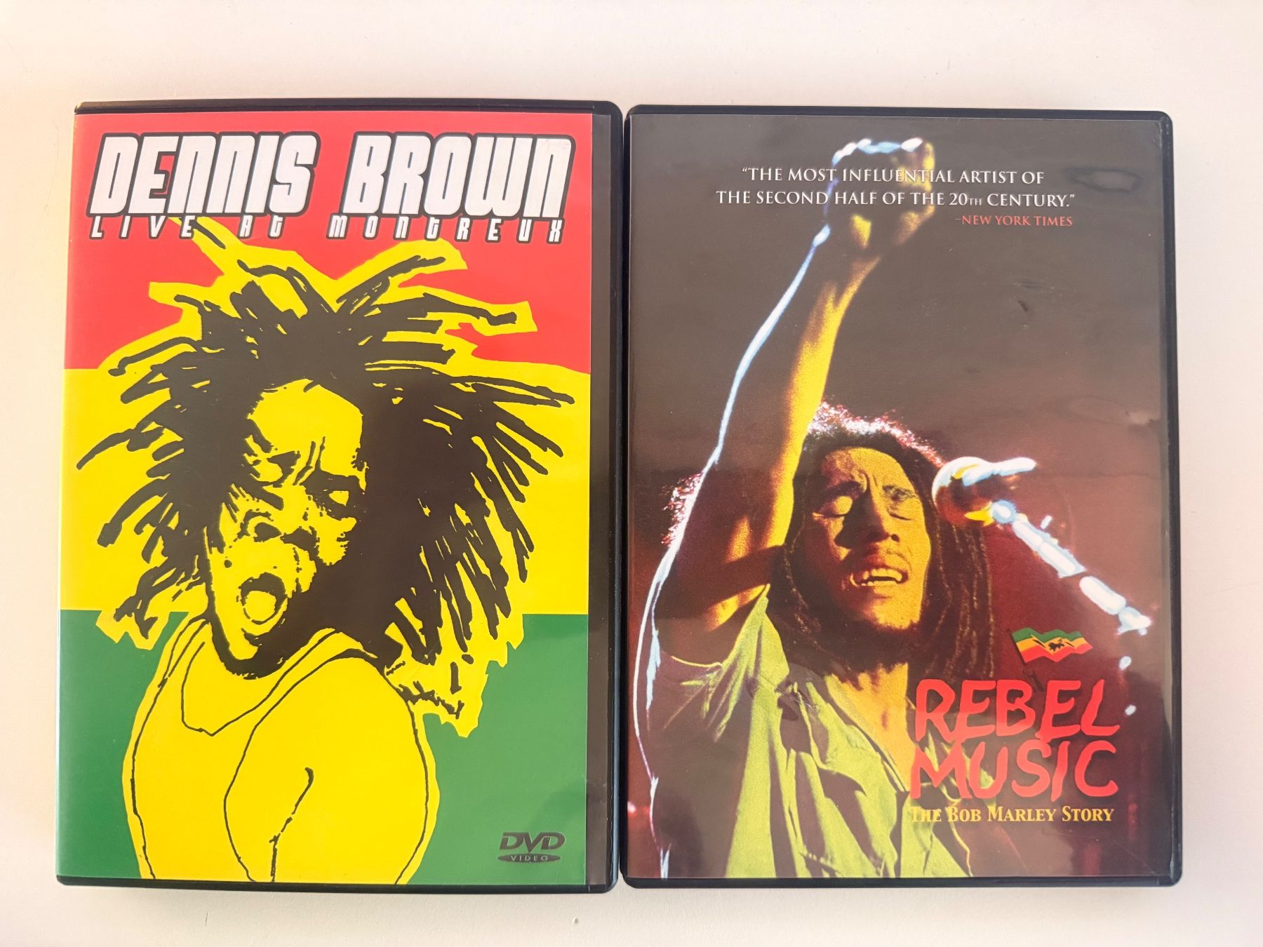 Alle DVDs: 2 X DVD Reggae Dennis Brown & Bob Marley – Gebraucht aus Fehraltorf von Djrog