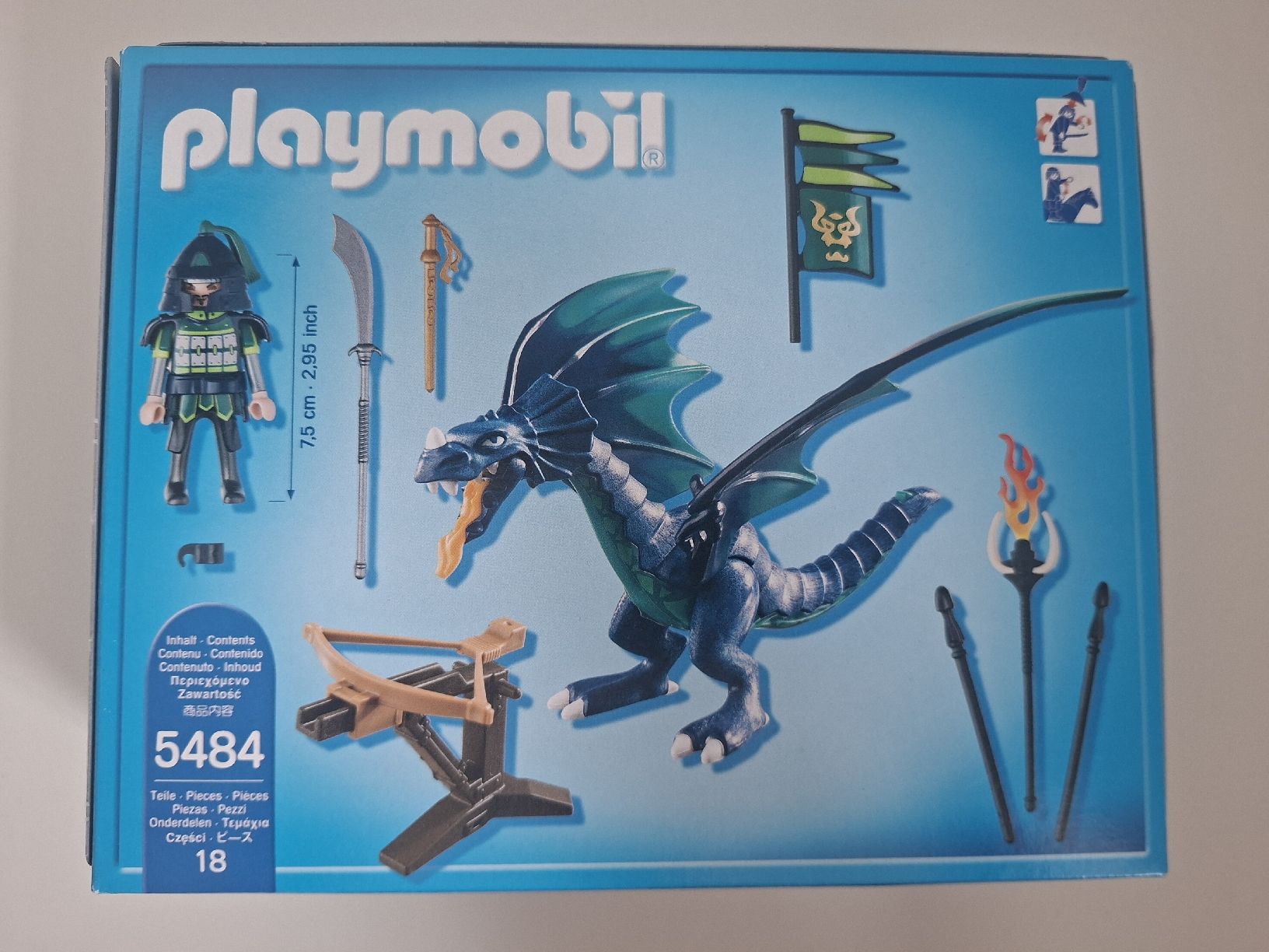 Playmobil Spielzeuge: Playmobil Dragons 5484 Panzerdrache + 4748 Samurai – Gebraucht aus Pieterlen von jak_c2lj 3