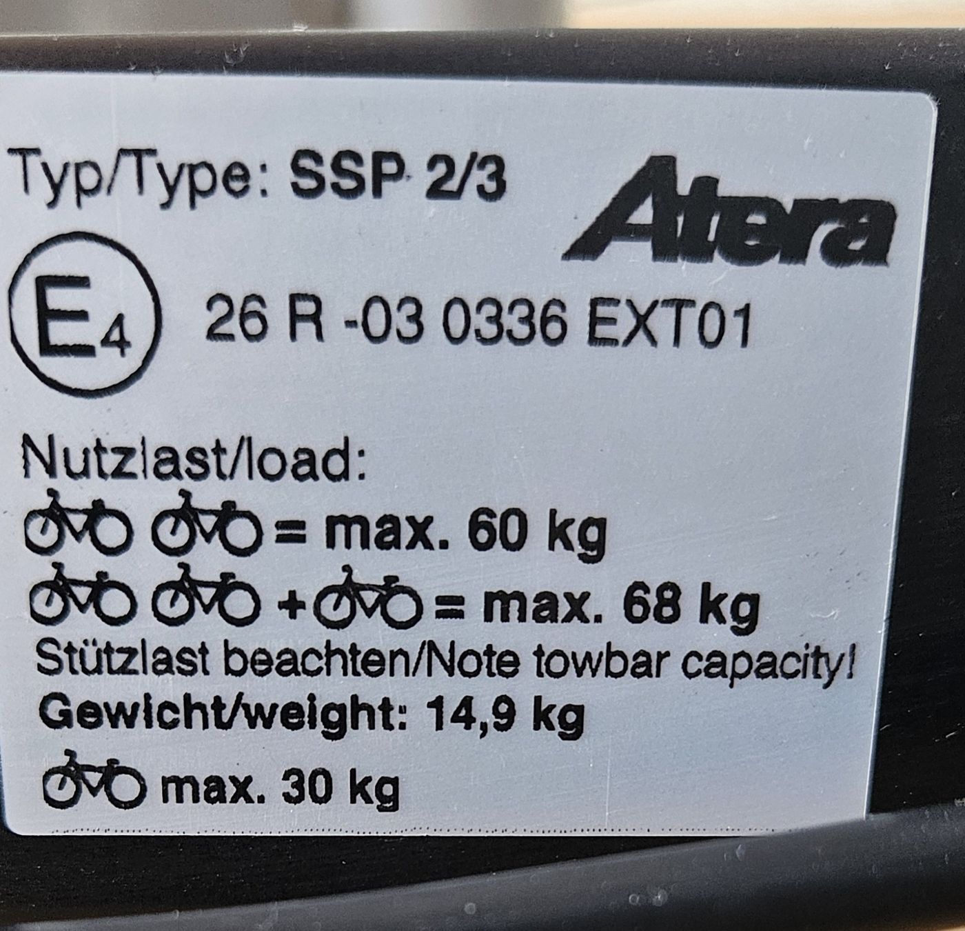 Accessori per altri veicoli: ATERA Strada E-Bike Veloträger – Usato da Bad Zurzach venduto da Sonnig99 1