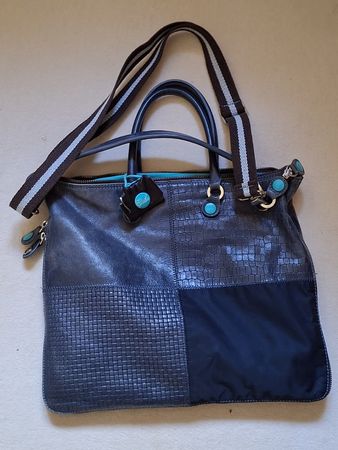 Gab's Handtasche Leder blau