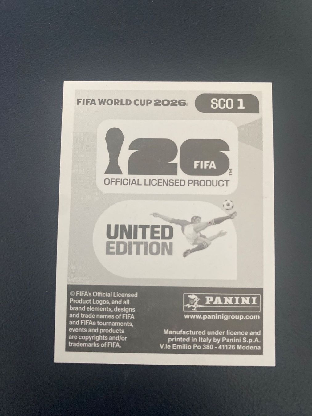 Panini Carte collezionabili: Panini FIFA World Cup Sticker SCO 1 – Nuovo (secondo la descrizione) da Glattbrugg venduto da riseca 1