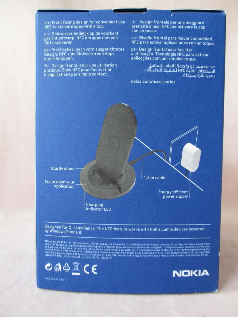 Nokia Caricabatterie: Nokia DT-910 Wireless Ladestation white, neu – Nuovo e nell'imballaggio originale da Eschenbach SG venduto da brocarte 3