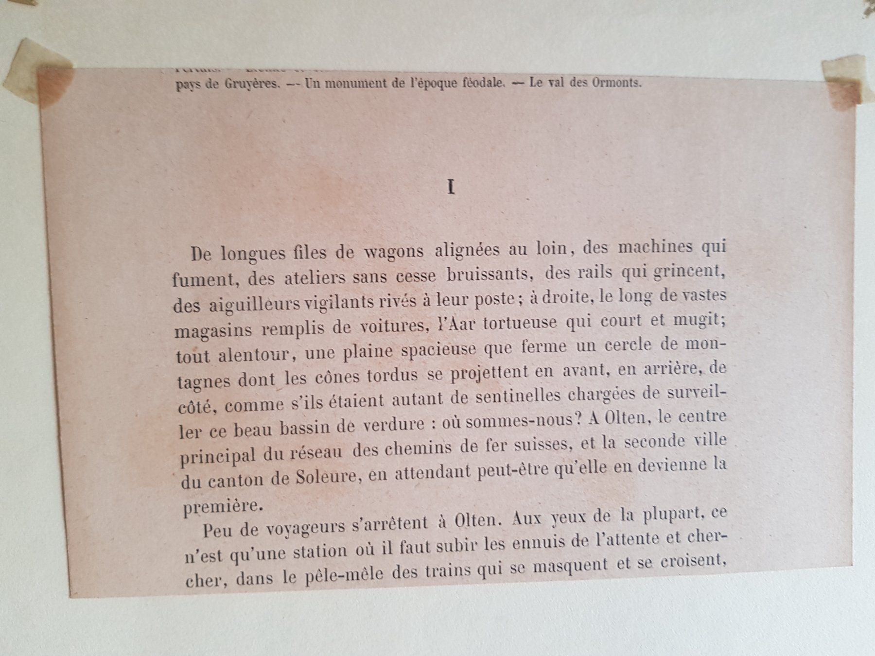 Incisioni: Stich Lithographie Olten aus einem Buch – Usato da Walterswil BE venduto da Lonitti 3