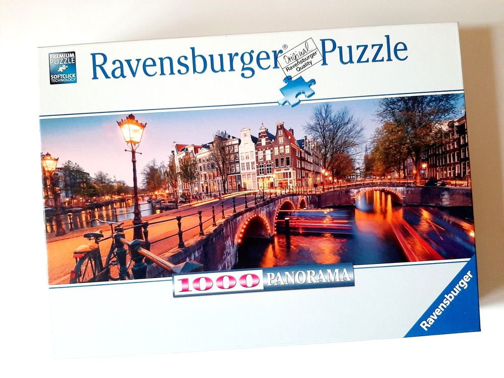 Puzzle Ravensburger 1000 Pezzi 'Amsterdam' - Per Adulti E Ragazzi Da 14 Anni