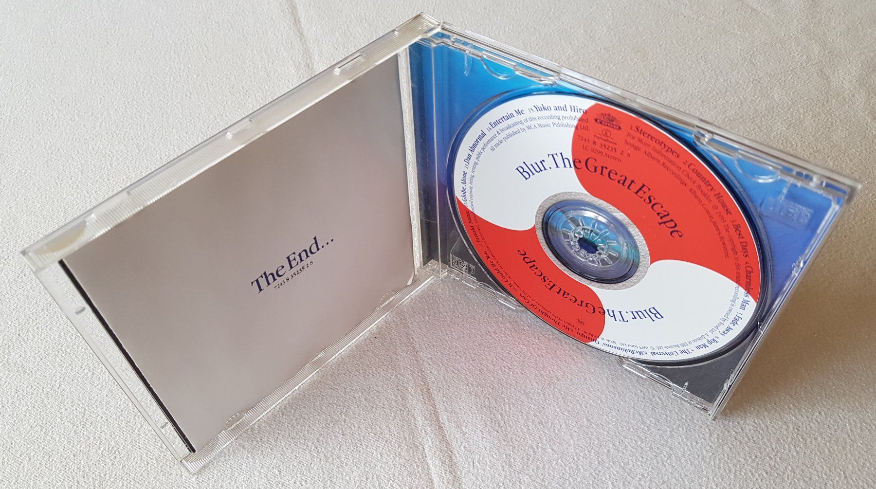 CDs: Blur – The Great Escape - CD - 1995 - First Press – Gebraucht aus Uster von Zardodel 3