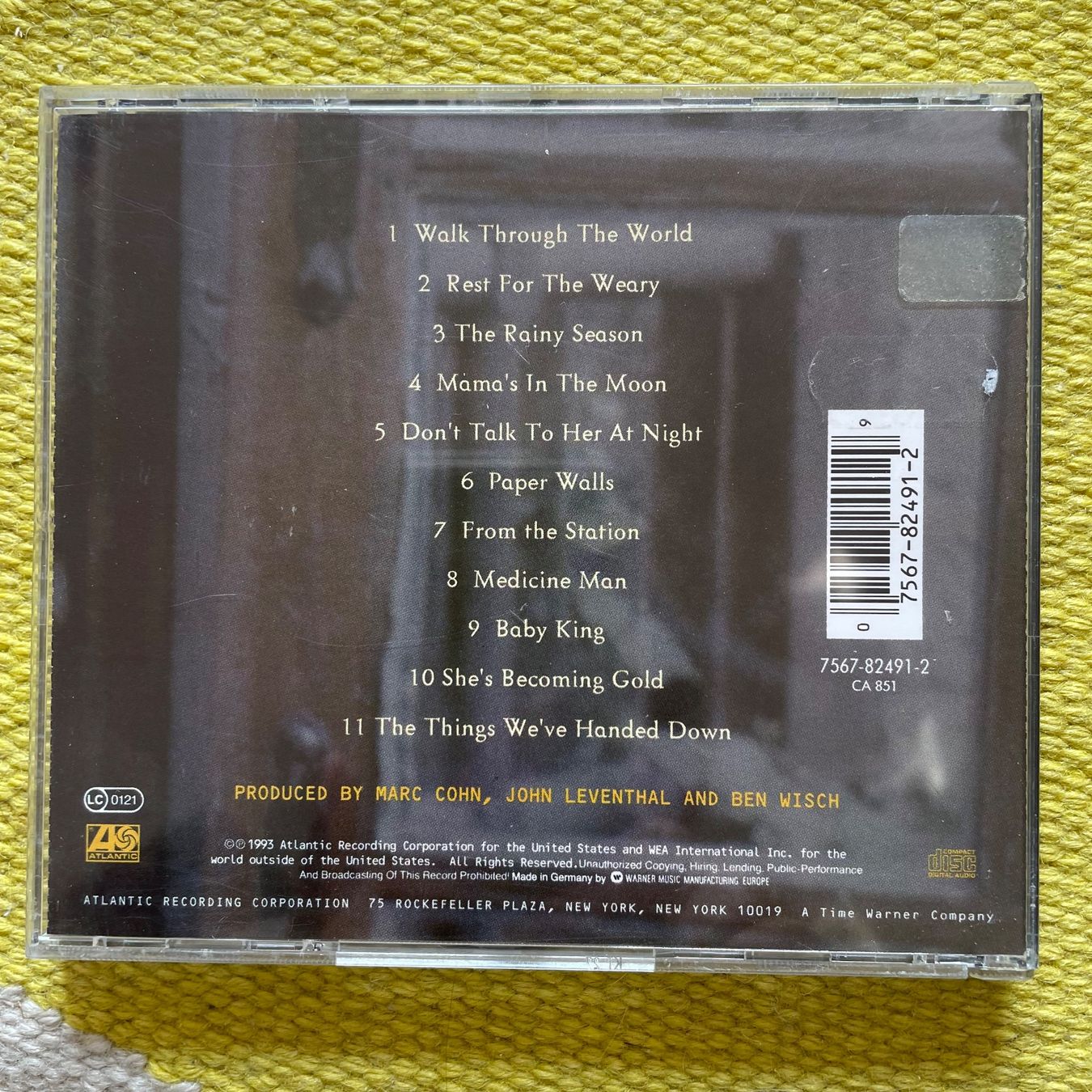 CDs: MARC COHN-THE RAINY SEASON – Gebraucht aus Rorschacherberg von CD-Roli 1
