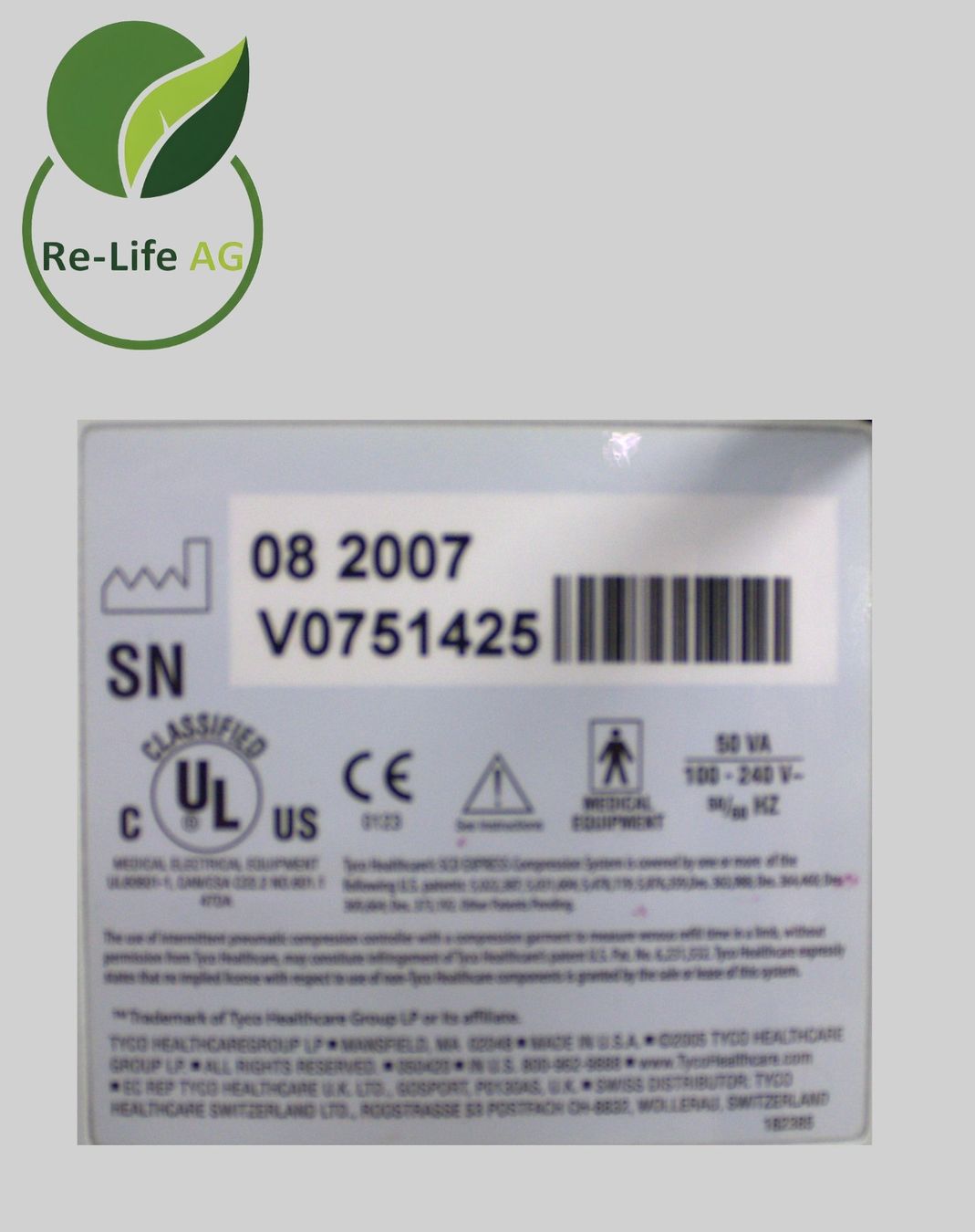 Medizinische Geräte: Kendall SCD Express Compression-device – Gebraucht aus Reinach BL von Re-LifeAG_Labor 4