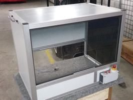ALU Einhausung für kleine Maschinen, CNC, Presse, Laser etc.
