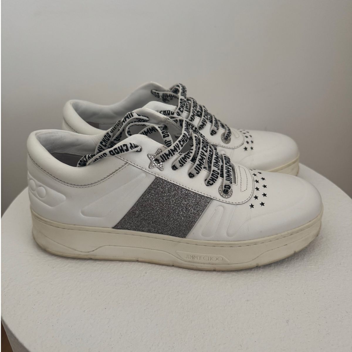 Jimmy Choo Damenschuhe: Jimmy Choo Hawaii glitter sneakers – Gebraucht aus Paradiso von Edith_store 2