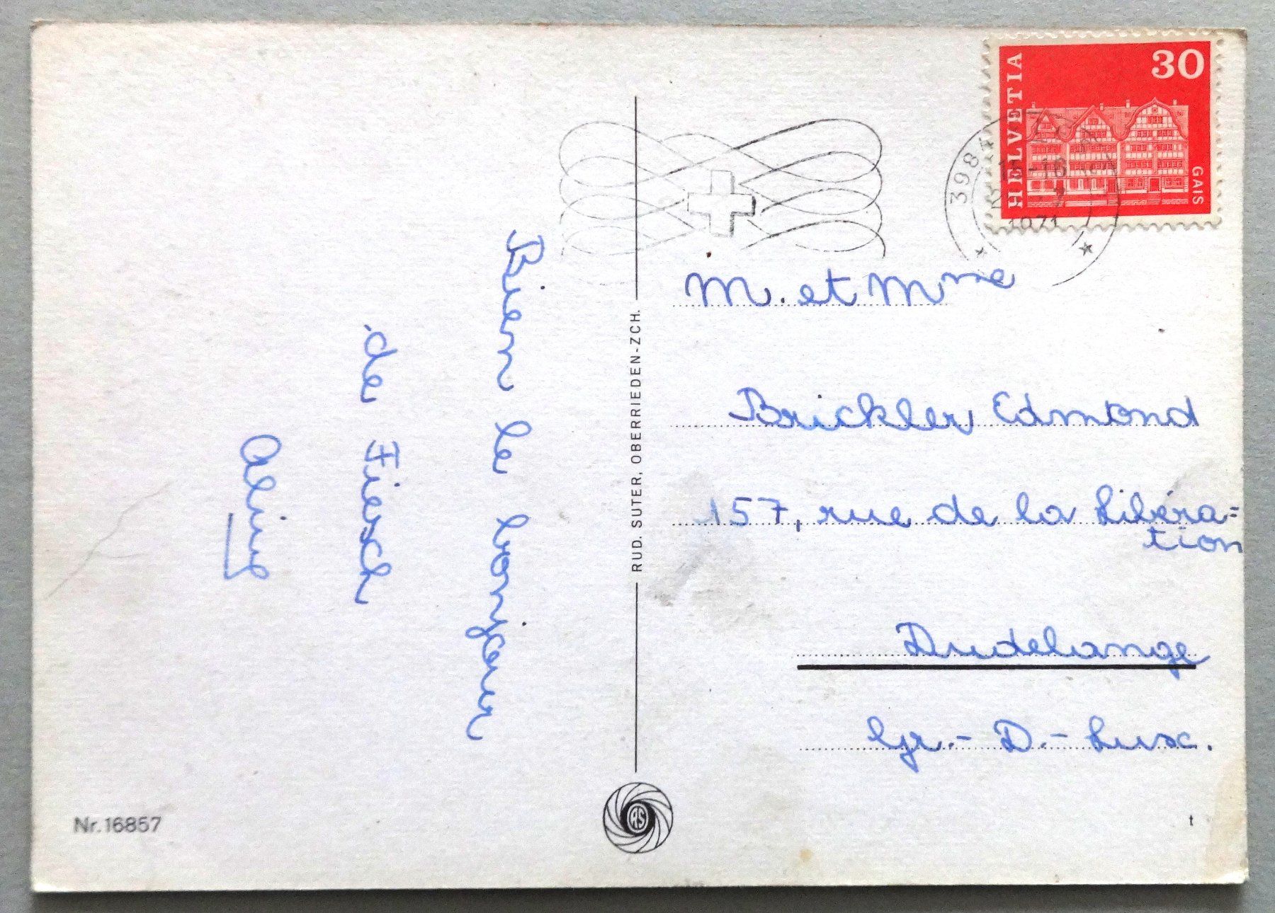 Cartoline postali: Fiesch – Difettoso da Fétigny venduto da Billy2miny 1