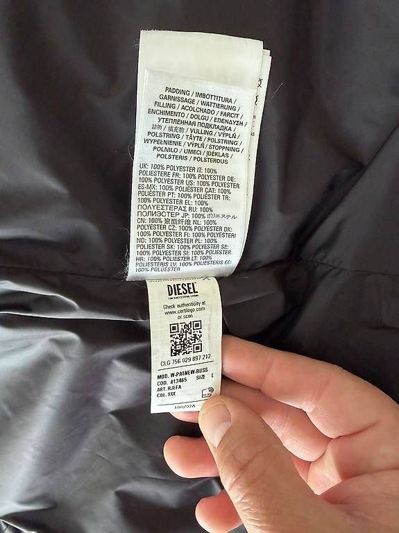 Giacche: Diesel Pufferjacke / Steppjacke – Usato da Au SG venduto da tem_r296 2