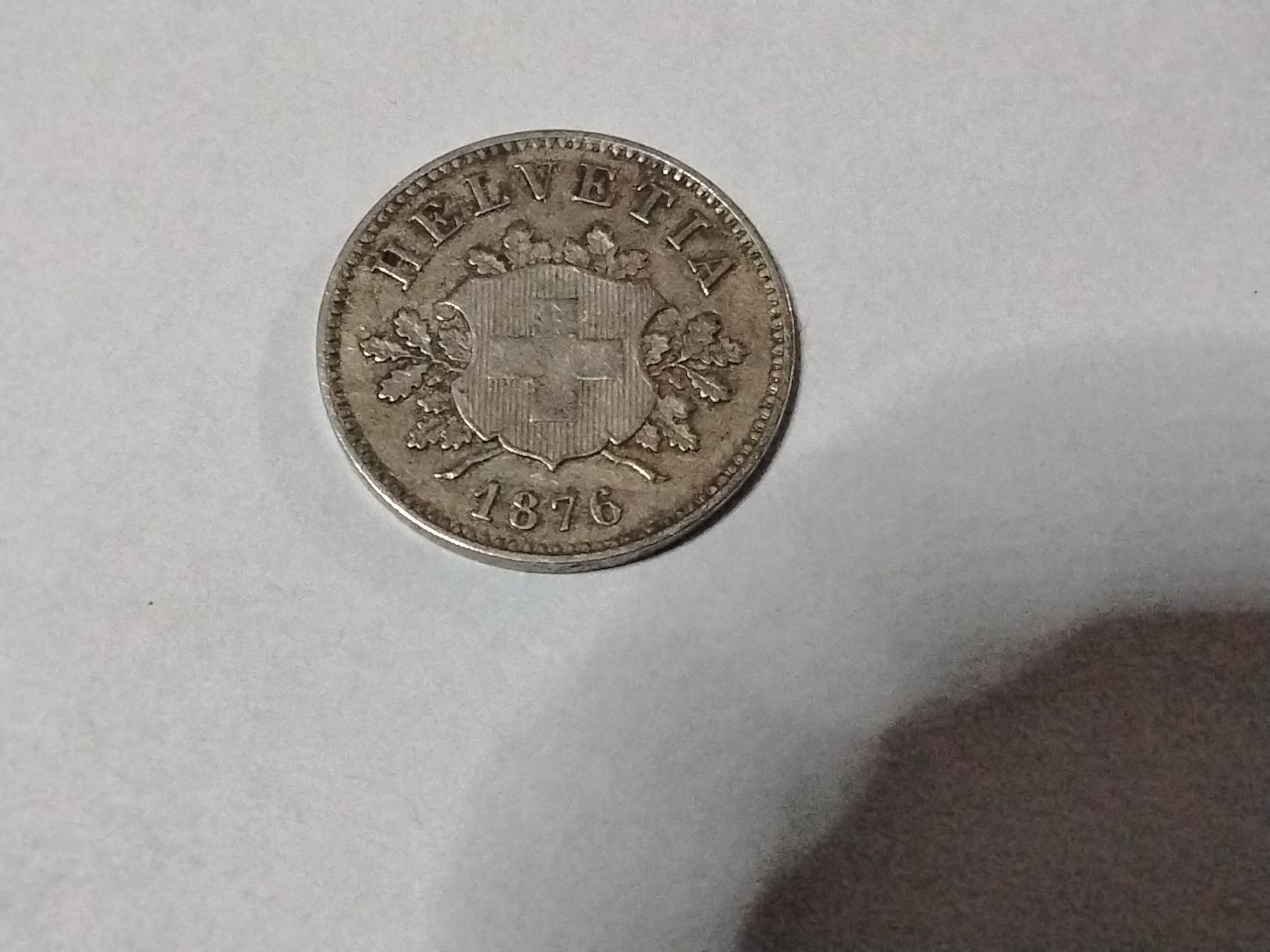 Alle Münzen: 10 centimes Suisse 1876  – Gebraucht aus Neuchâtel von pasprie 1