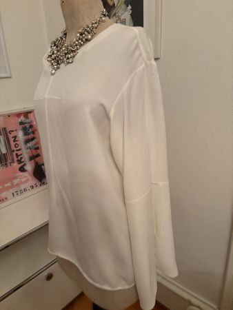 Lis Lareida Bluse, Seide, Gr.36,  cool, Np:320.-