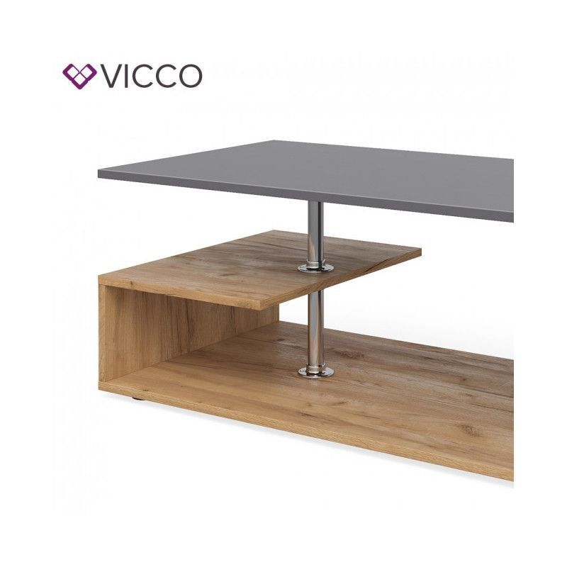 Tavoli: Couchtisch Beistelltisch - Anthrazit/Sandeiche - Sofatisch – Nuovo e nell'imballaggio originale da Wallenwil venduto da toesstal-vertrieb 7