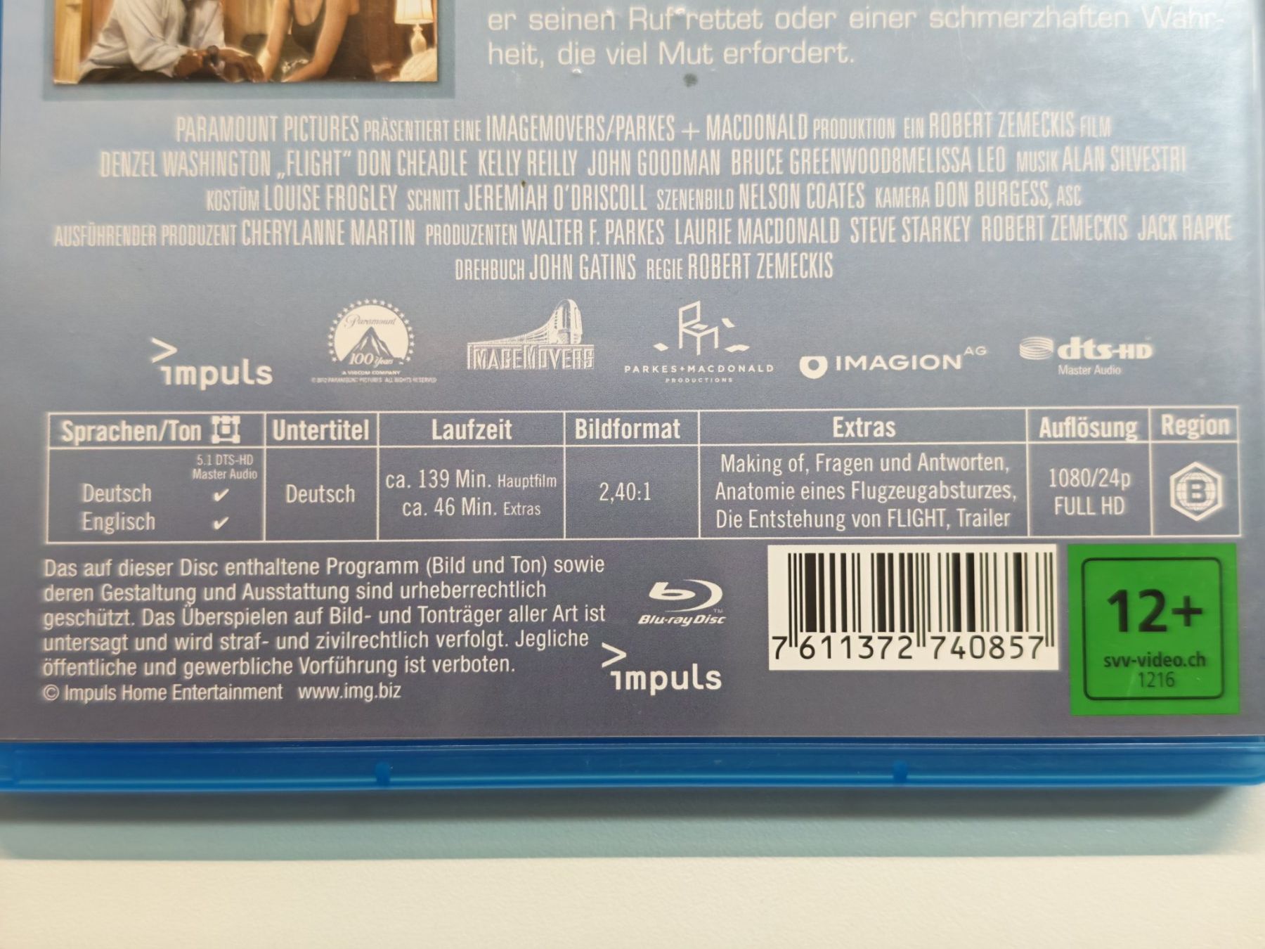 Tous les DVDs: Flight – D'occasion à Liestal par Kratzilla 3