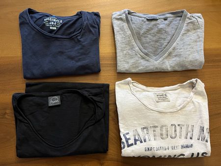 4 Herren T-Shirts Gr. L/XL Jack&Jones Vintage