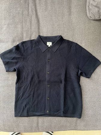 H&M Polo Shirt Herren Dunkelblau L