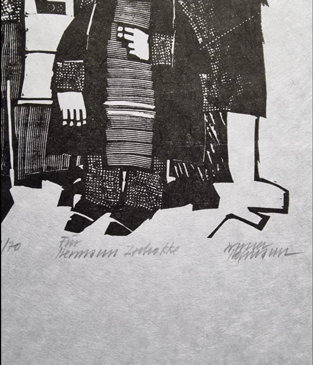 Xilografie: Linolschnitt Werner Hofmann – Nuovo (secondo la descrizione) da Brütten venduto da den_8m8c 2