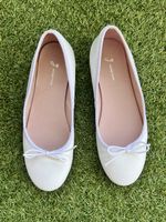 Jacadi Ballerinas / Ballerines Roh-Weiss/blanc-écru 35