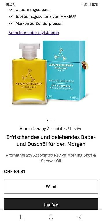 Autres soins du corps: AROMATHERAPY Associates London – Neuf avec emballage d'origine à Uerkheim par Pod23 4