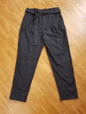 Pantalon femme Mango à carreaux, taille 42