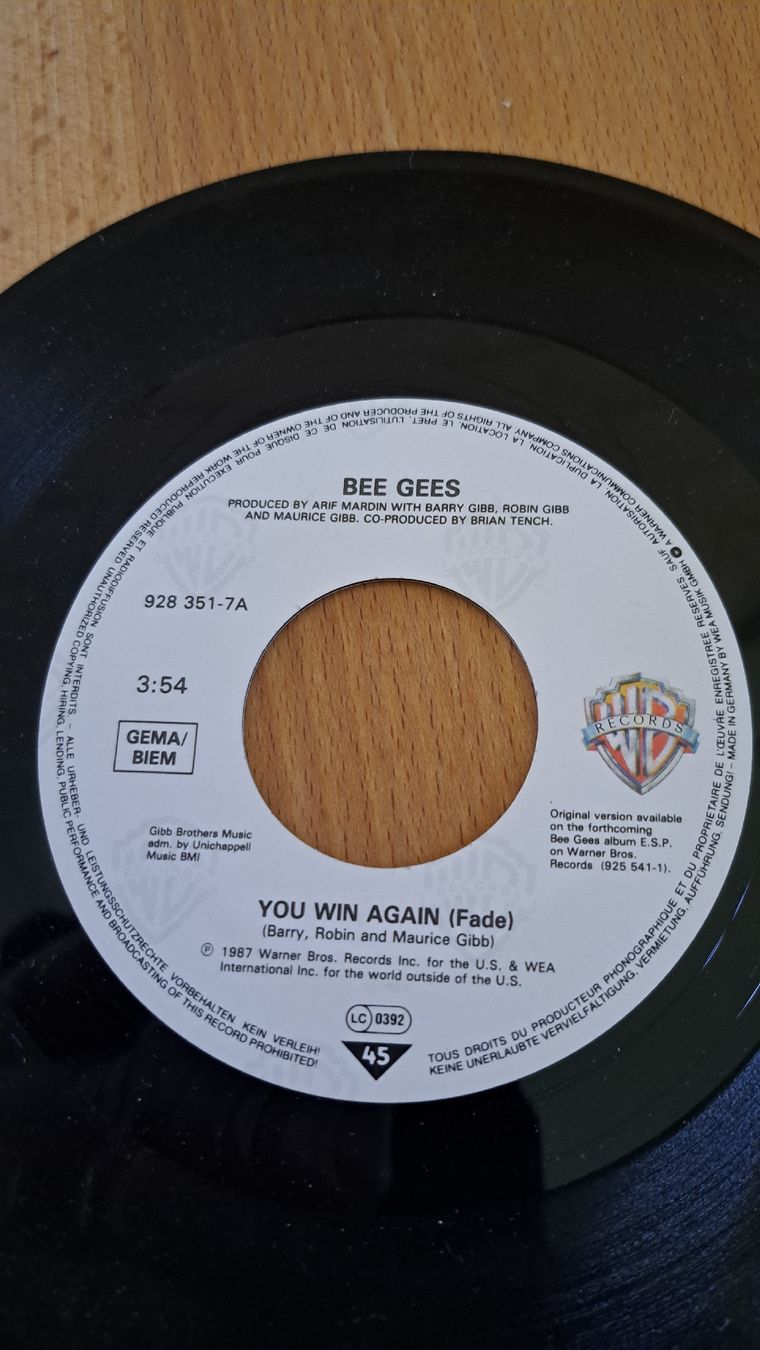 Schallplatten: Bee Gees Single 7" – Gebraucht aus Otelfingen von Rimu11 1