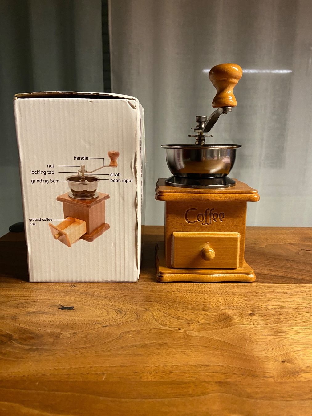 Cucine complete: Kaffee Bean Grinder Kaffee Maker Kaffee Spice Grat Mühle – Nuovo e nell'imballaggio originale da Seon venduto da Aaargauer01 6