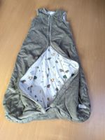 Schlafsack Little grün mit Tiermuster Grösse 110 cm
