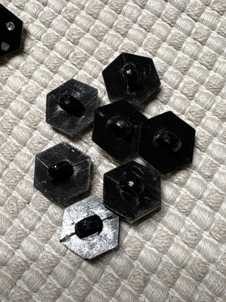 Bottoni: 14 Kunststoff Knöpfe mit Strass – Nuovo (secondo la descrizione) da Rümlang venduto da BoutiqueMonique16 1