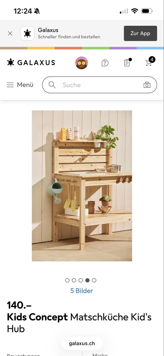 Spielzeuge: Matschküche Kidsconcept – Gebraucht aus Rifferswil von nahug 2
