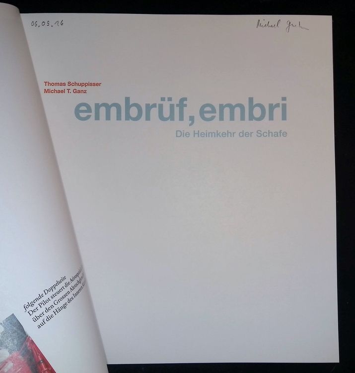 embrüf, embri - Die Heimkehr der Schafe Buch Bildband (Gebraucht) in ...