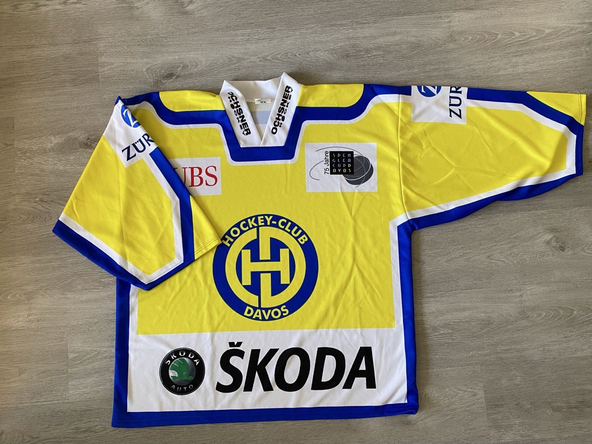 HC Davos Leibchen & Hosen: Maillot / jersey HC Davos edition Spengler Cup – Neu (gemäss Beschreibung) aus Fleurier von Vandehaart 1