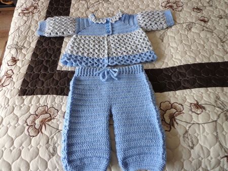 BABYGARNITUR GEHÄKELT