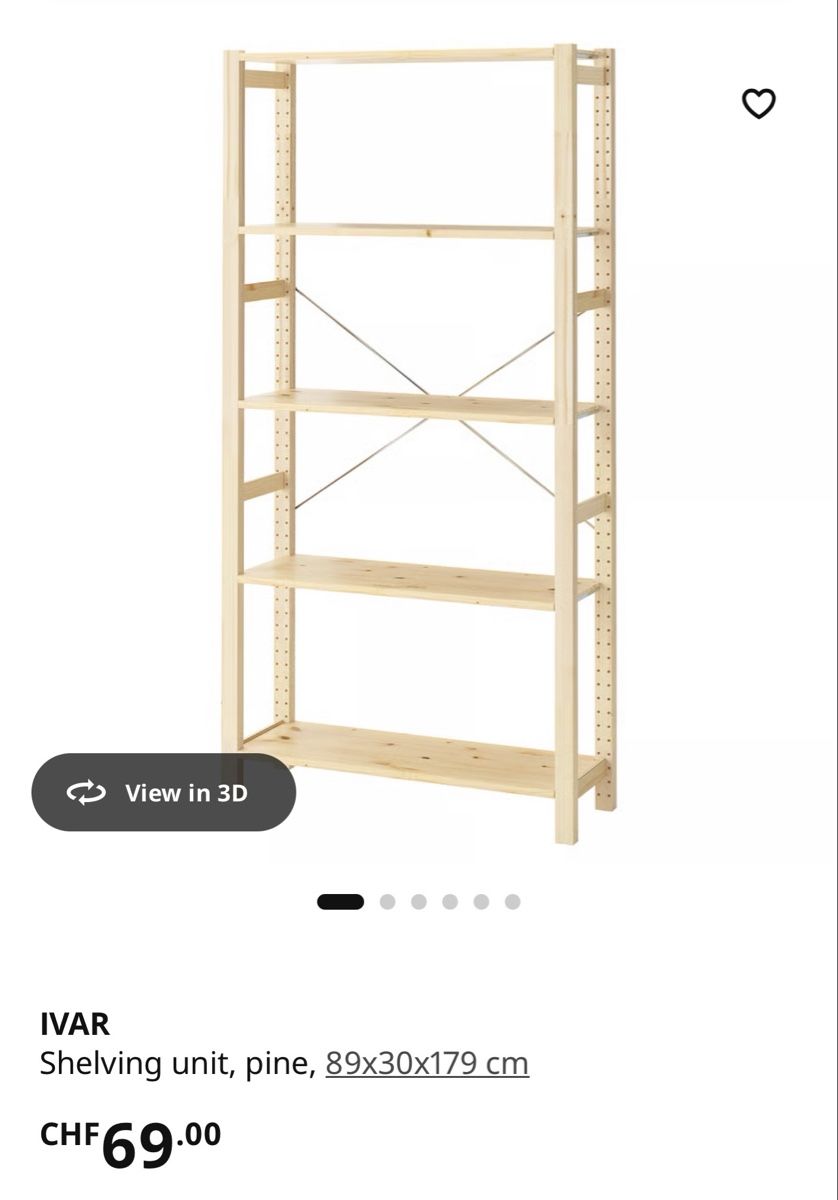 Scaffali: Ivar shelving unit ikea – Usato da Meilen venduto da pen_9tsz