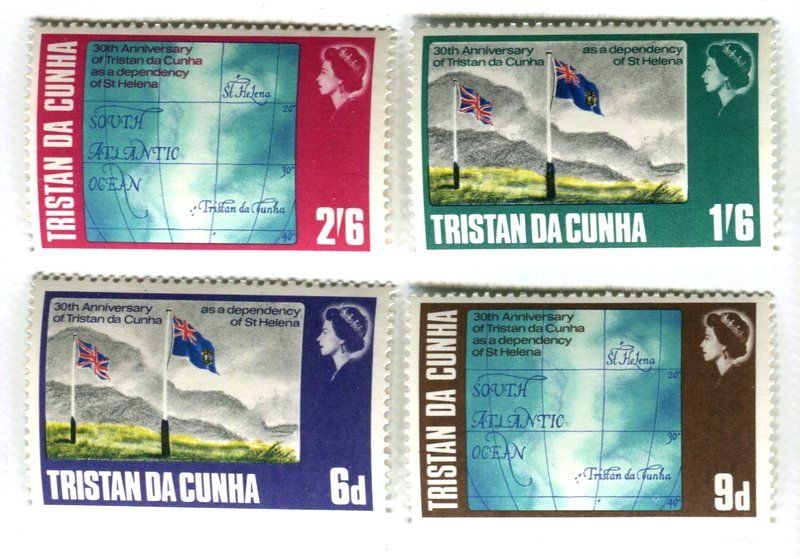 Prophila Collection – 10 Verschiedene Briefmarken Von Tristan Da Cunha Für Sammler