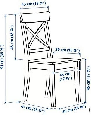 Tischset: 6 sedie IKEA ROSENTORP / INGOLF bianche – Gebraucht aus Menzonio von rom_6lk7 1