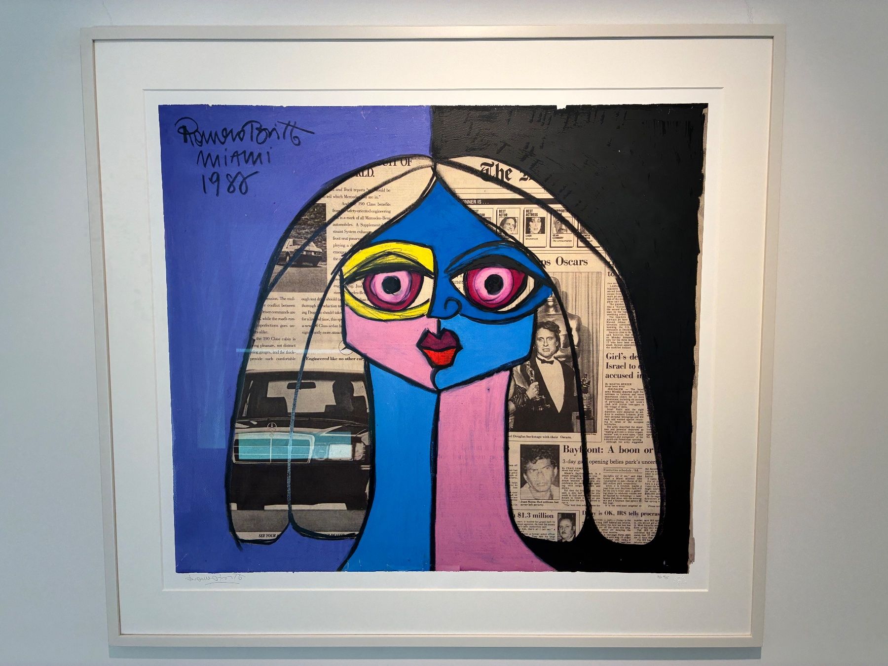 Gemälde: Romero Britto / Purple – Gebraucht aus Berg TG von Blabla80