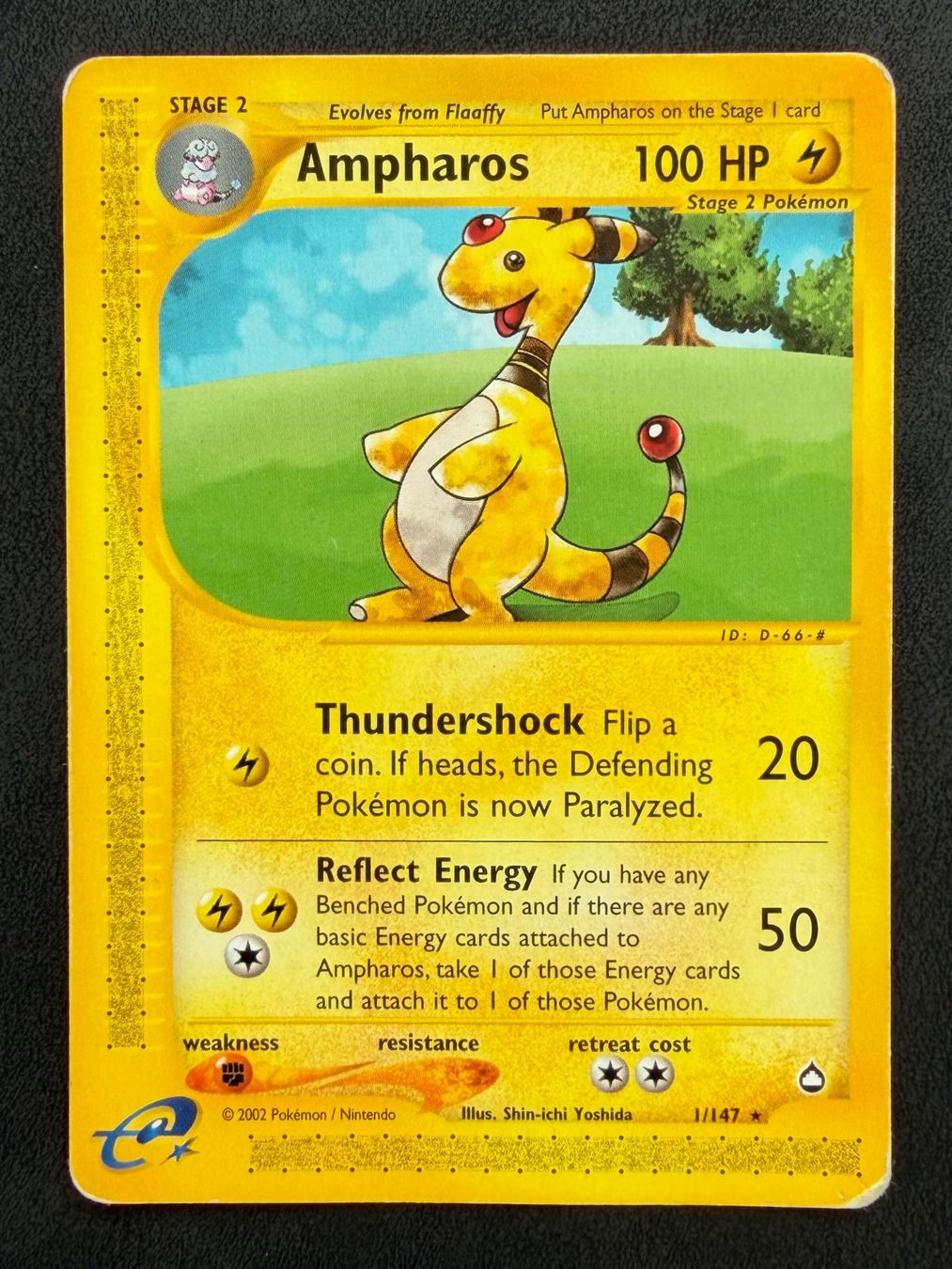 Pokémon Sammelbilder & Trading cards: Ampharos 1/147 | Aquapolis | EN – Gebraucht aus Aarau von fgr15
