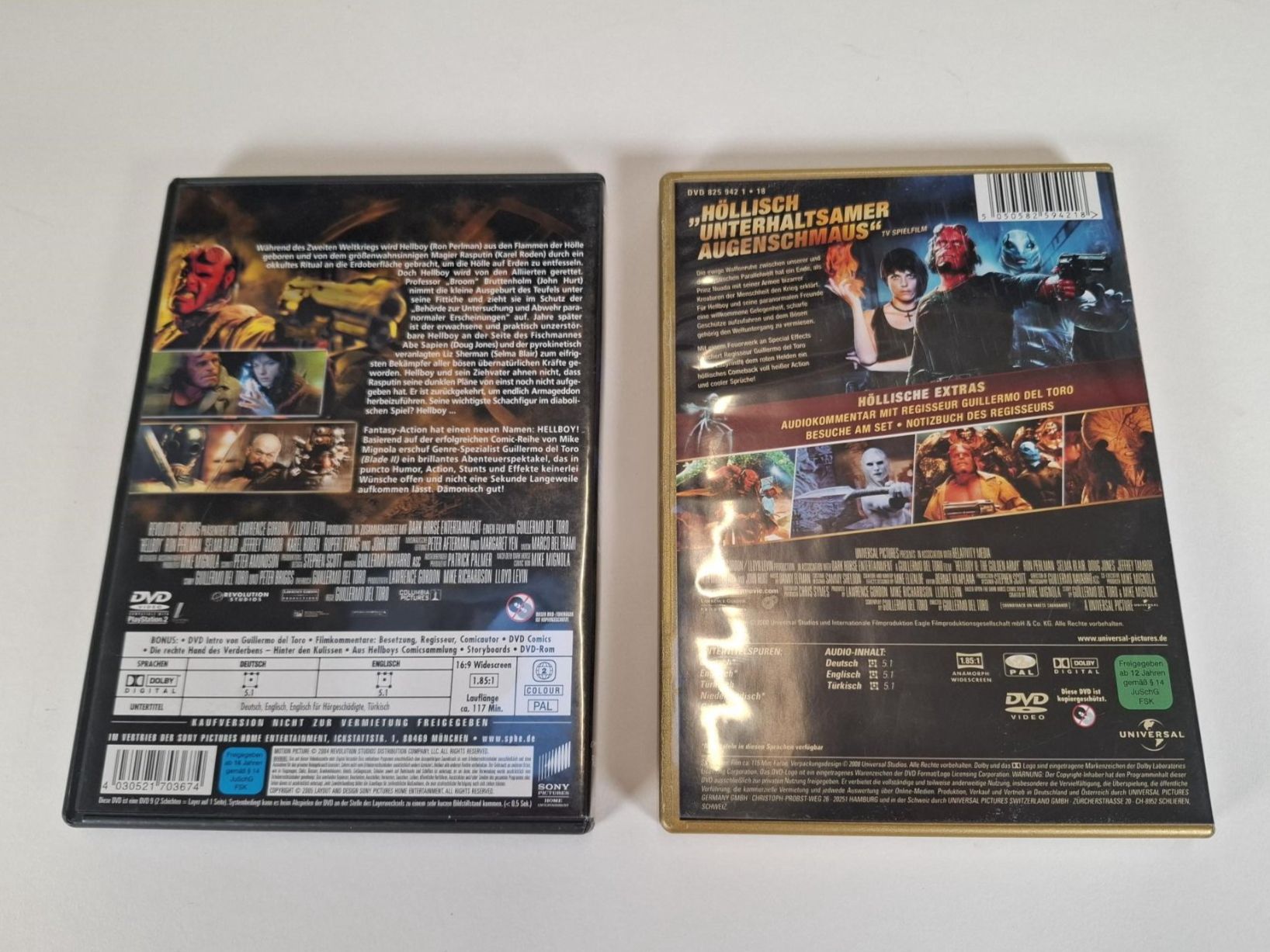Tutti i DVDs: DVD Hellboy + Hellboy Die Goldene Armee 2er-Set – Usato da Wil SG venduto da Restwert_Wil 7
