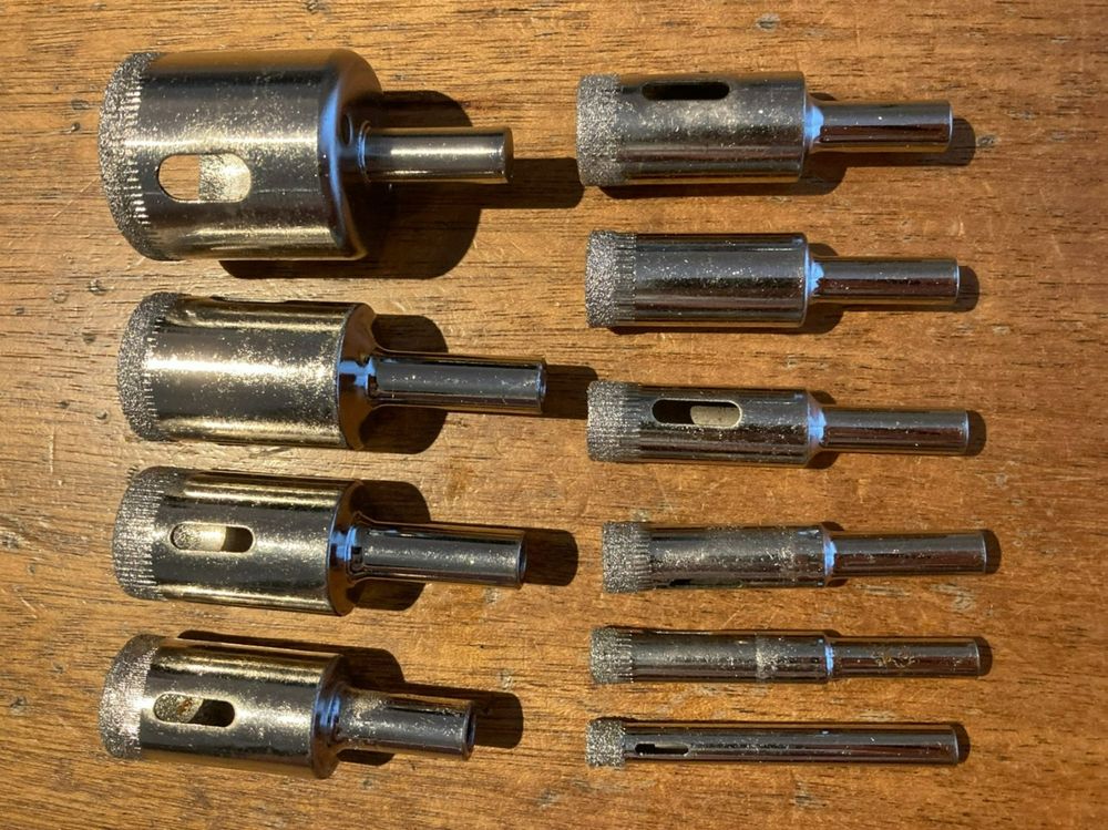 Wellenschliffbohrer-Set 10-teilig - Für Saubere Löcher In Holz, Trockenbau & Mehr