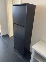 IKEA BISSA Schuhschrank, schwarzbraun