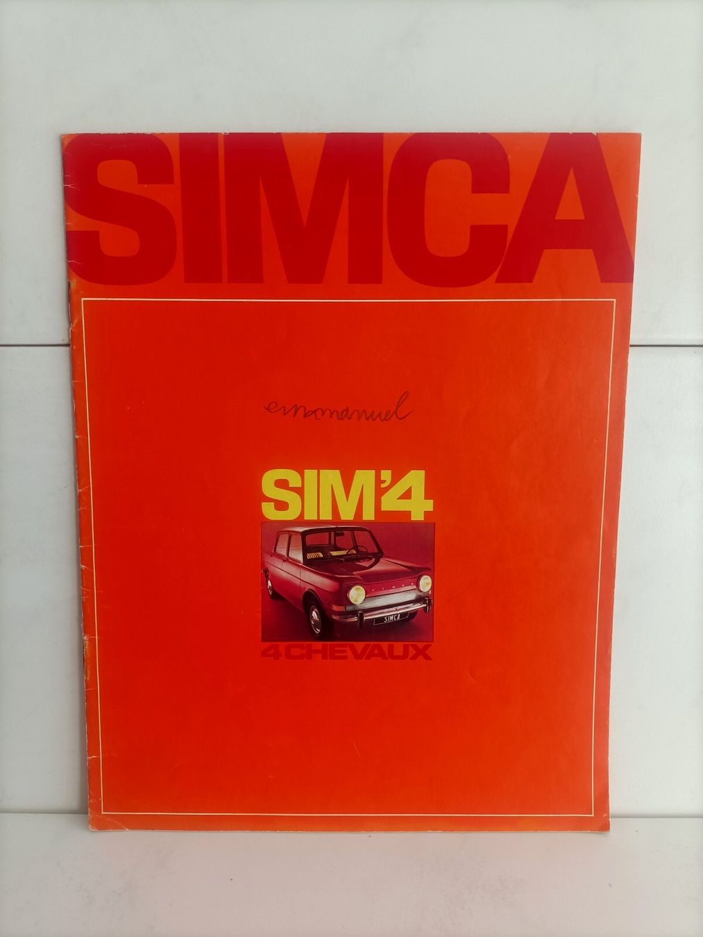 Bücher: Brochure Catalogue Simca Sim'4 1968 4 chevaux – Gebraucht aus crans montana von AB3963