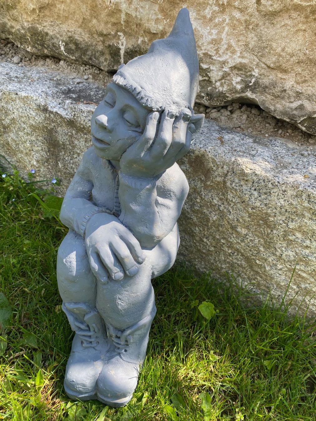 Statuette: Schlafender Wichtel Gartenfigur – Usato da Niederhasli venduto da Tigerproduct 1