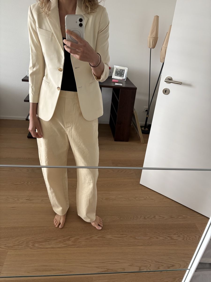 The Row Vestes: The Row blazer in cream  – D'occasion à St. Gallen par ott_f827 7