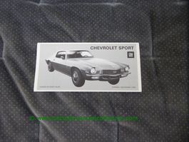 Chevrolet Camaro & Corvette 1971/03 französisch GM-Biel