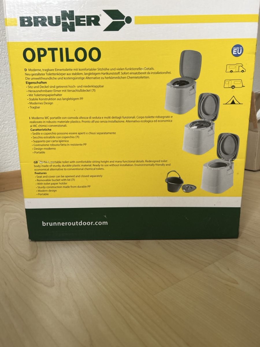 WC: Brunner Optiloo Camping Toilette – Nuovo e nell'imballaggio originale da Buonas venduto da Shiggy29 2